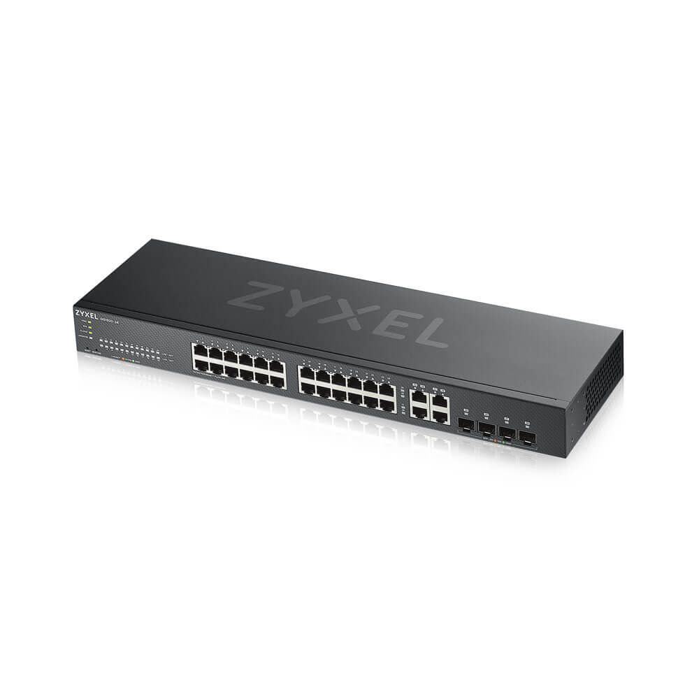 ZYXEL GS1920-24 V2 24 PORT 24X10-100-1000 + 4XDUAL SFP L2 YONETILEBILIR H